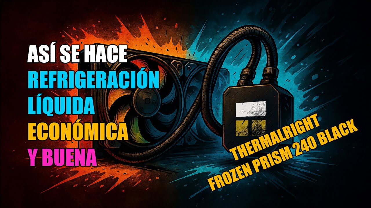 ¡Así se hace refrigeración líquida económica y buena! Thermalright Frozen Prism 240 Black
