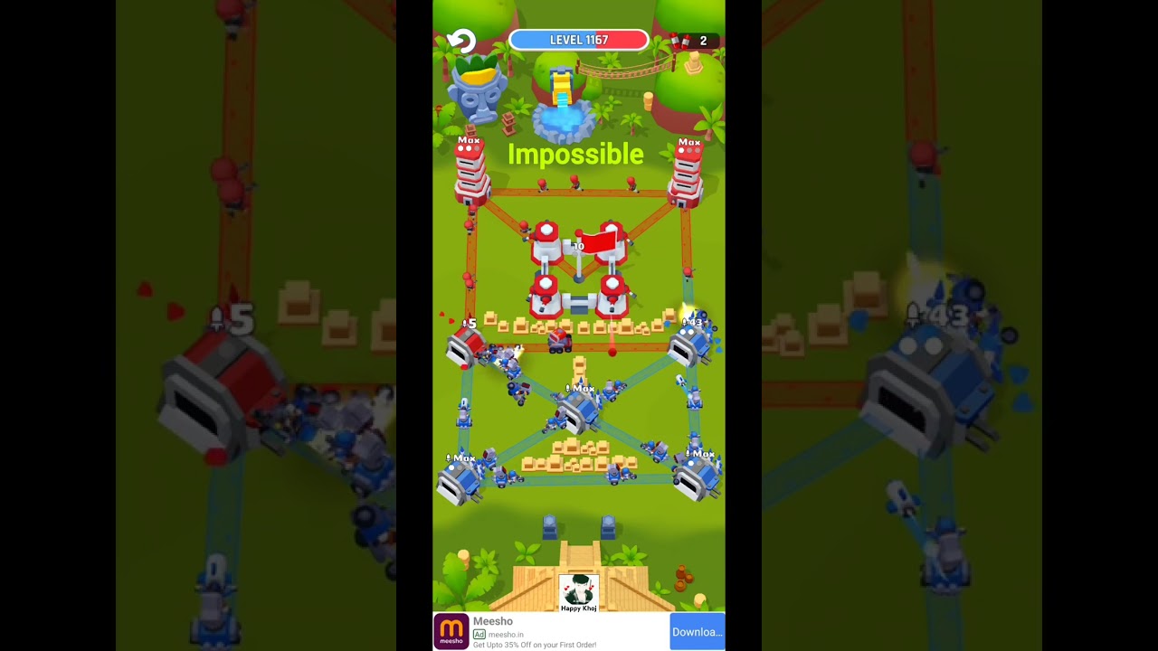 Tower War 1167 😤 FINALLY WiN Strategy ⚔️ Different MAP | SayGames SECRETS