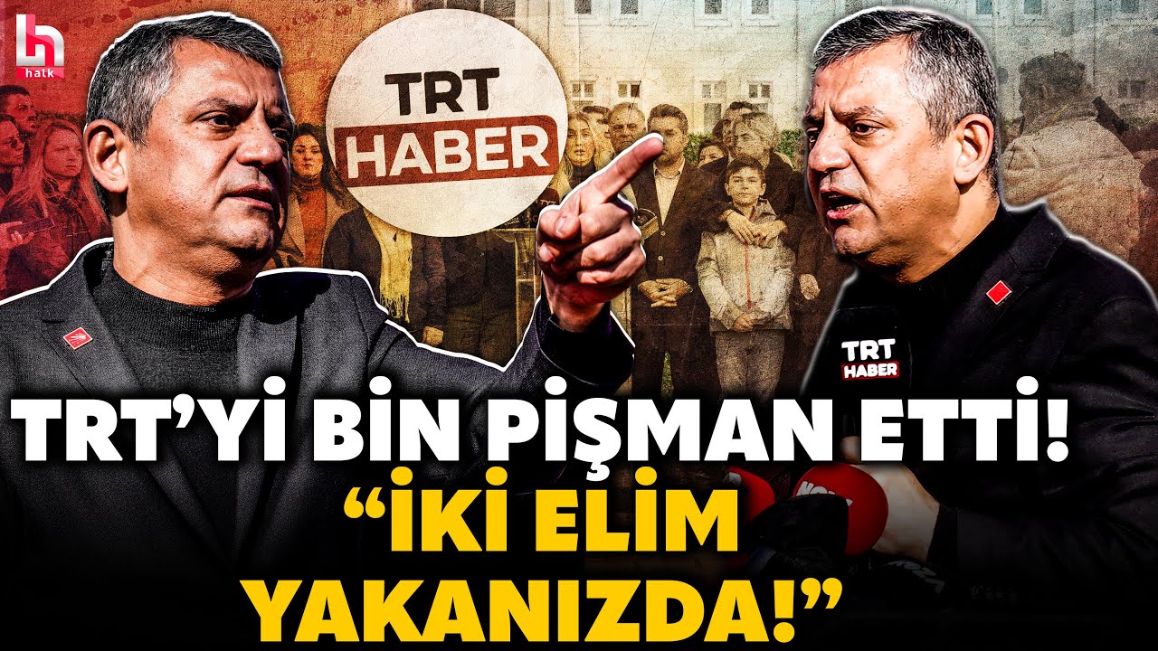 KÜRSÜYE VURA VURA KONUŞTU! Özgür Özel'i ilk defa böyle göreceksiniz! TRT'ye öyle şeyler söyledi ki!