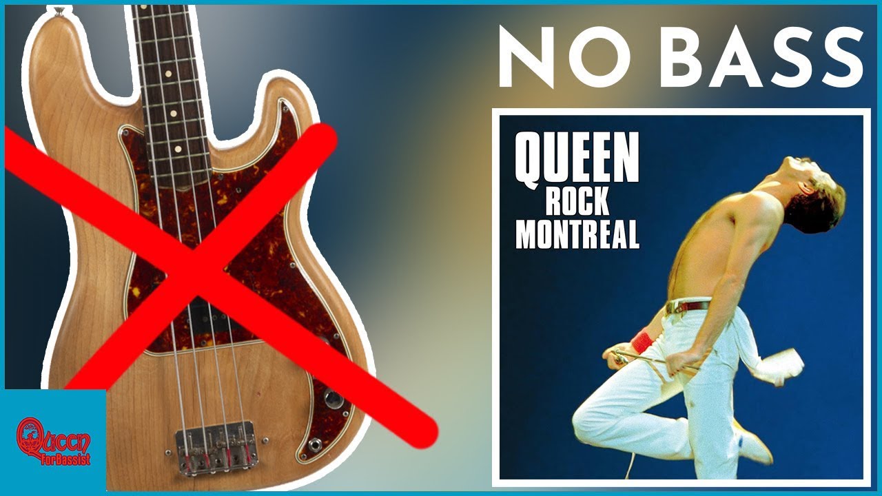 Queen - Save Me for bass player (QUEEN ROCK MONTREAL) (NO BASS !)