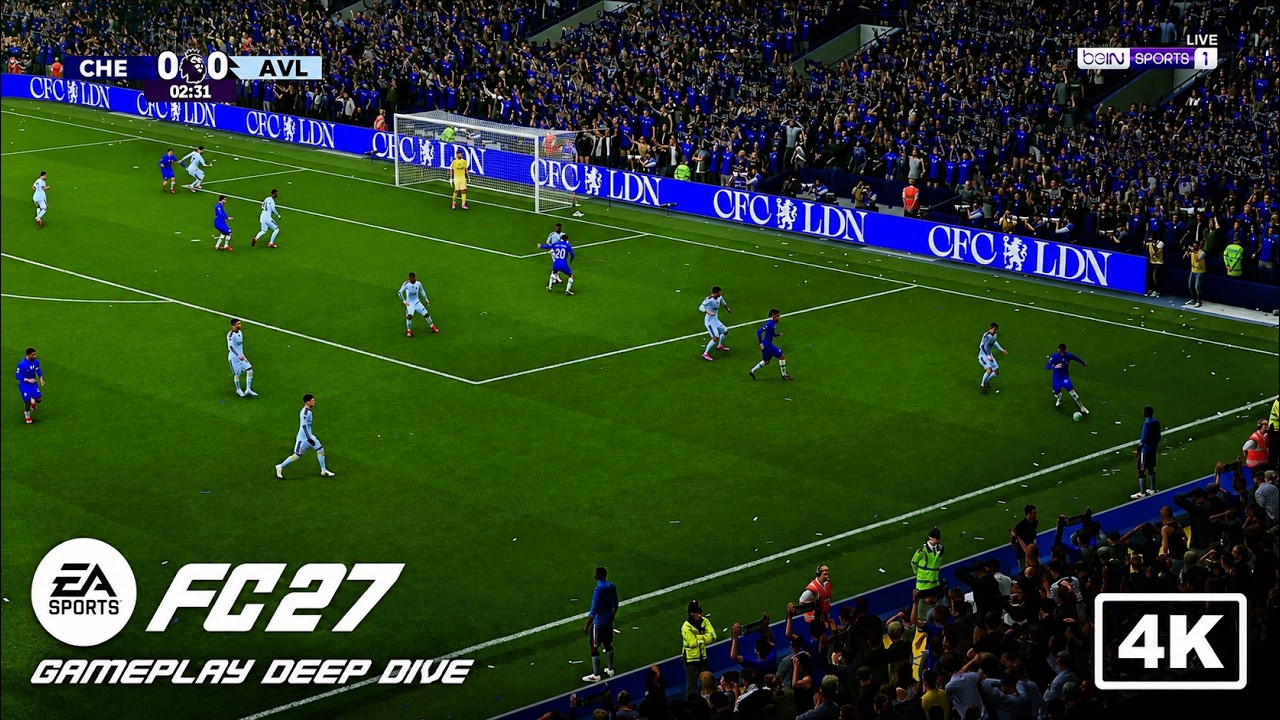 FC27 Gameplay Deep Dive | Chelsea vs Aston Villa | Ultra Realistic Gameplay