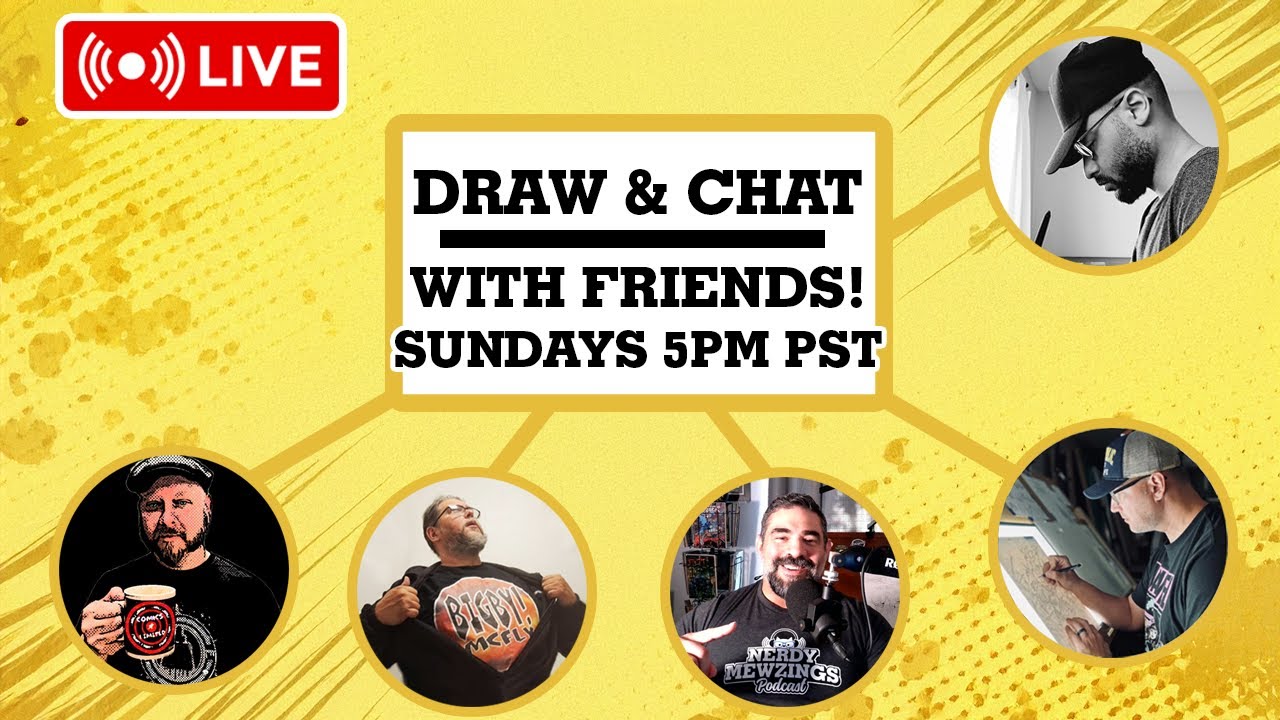 Sunday LIVE Draw n Chat with Friends 1/11/26