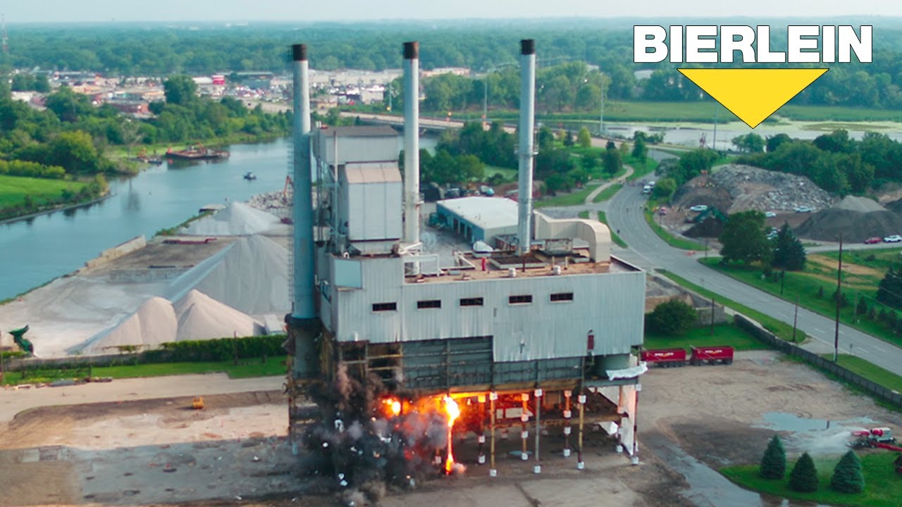 James DeYoung Power Plant Explosive Demolition - Bierlein Companies