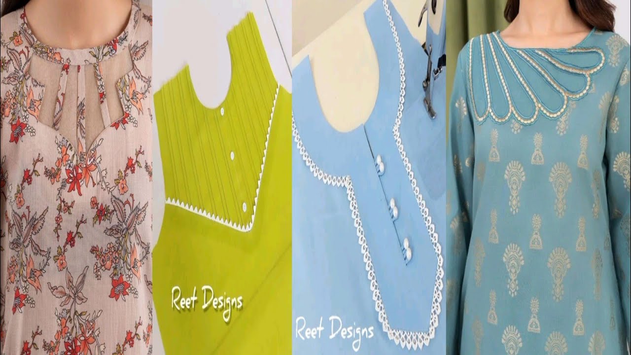 Simple Stylish & Beautiful Neck design Ideas for Eid special 2026. Rooh,e Iman Fashion 