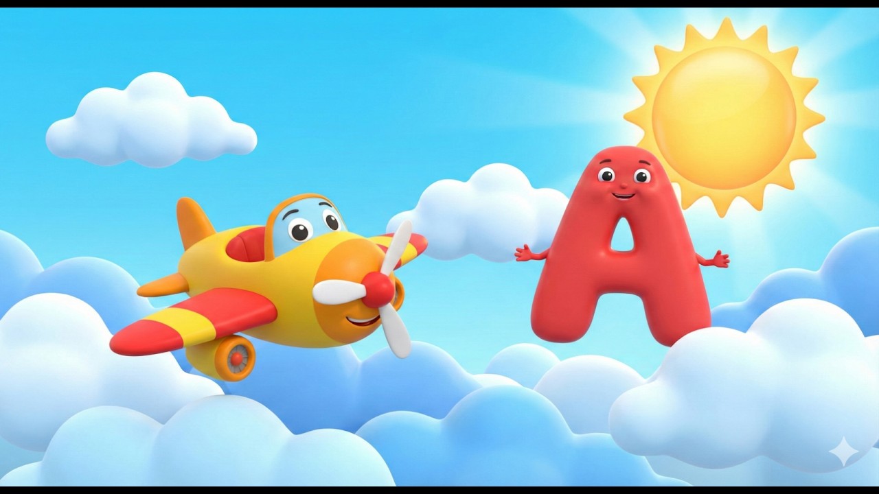 Песенка ABC Фоникс | Учим звуки букв A–Z | Детские песни и потешки | Образовательные видео