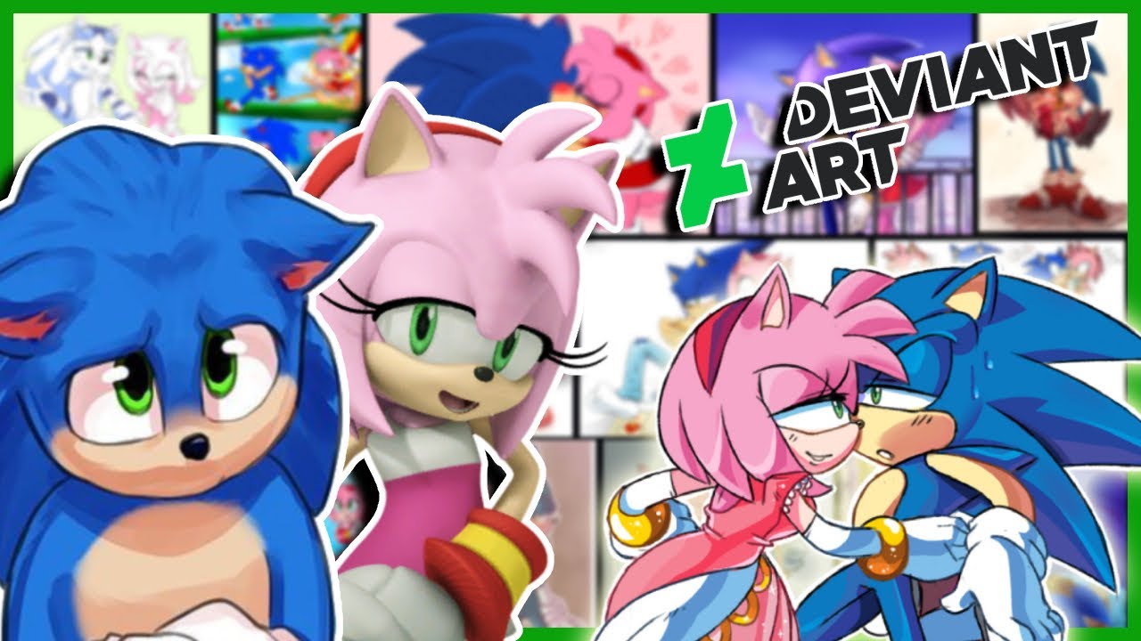 Movie Sonic and Amy Rose visit DeviantArt - SONAMY?!