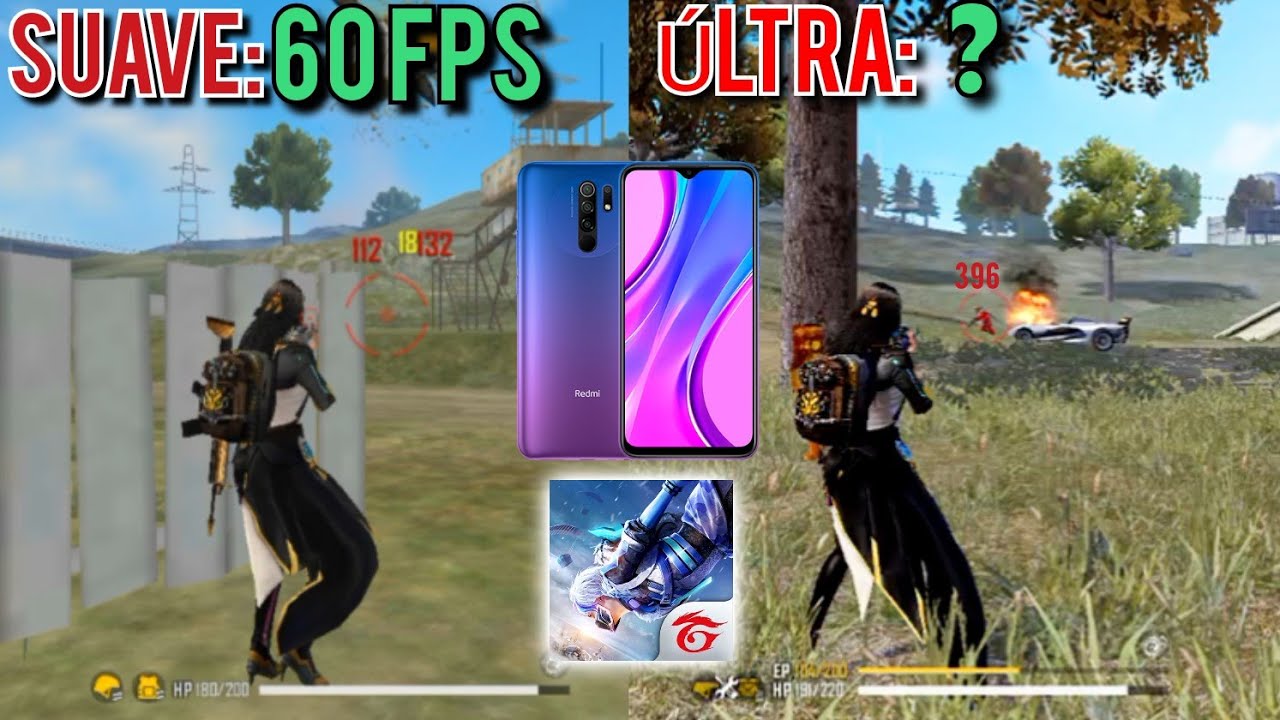 REDMI 9 FREE FIRE ⚡👽 / gráficos SUAVES, ESTÁNDAR Y ULTRA 🔥 (última actualización)
