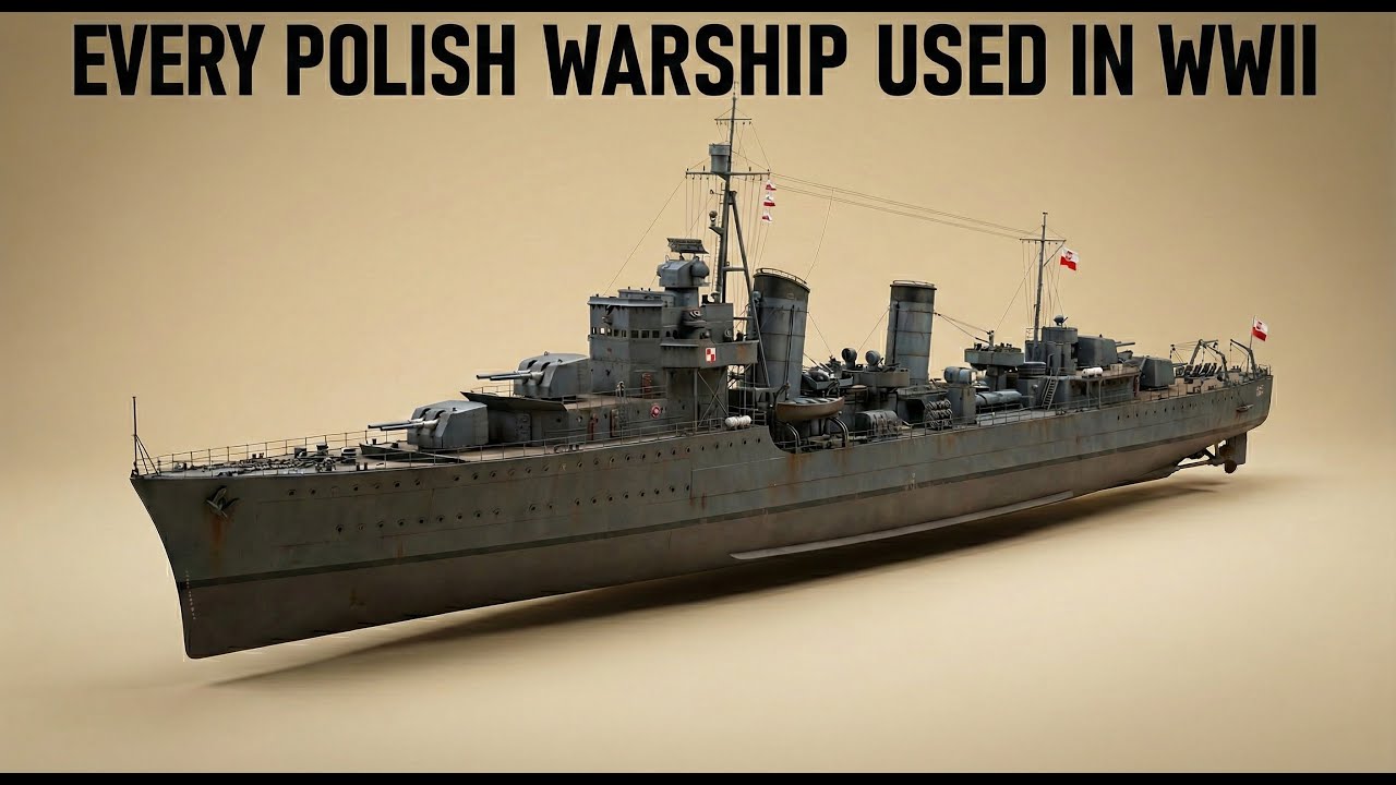 Every Polish Warship Used in WWII