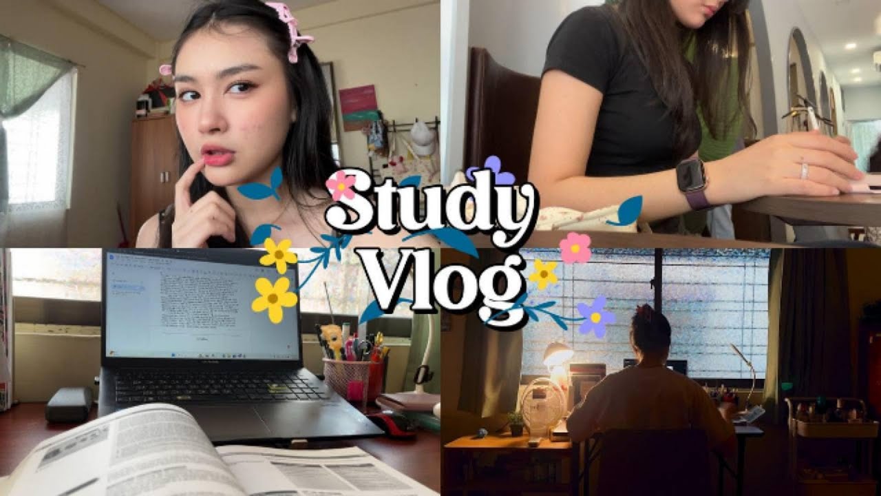 Study Vlog | going out | what I eat | unboxing 🏫📚📝
