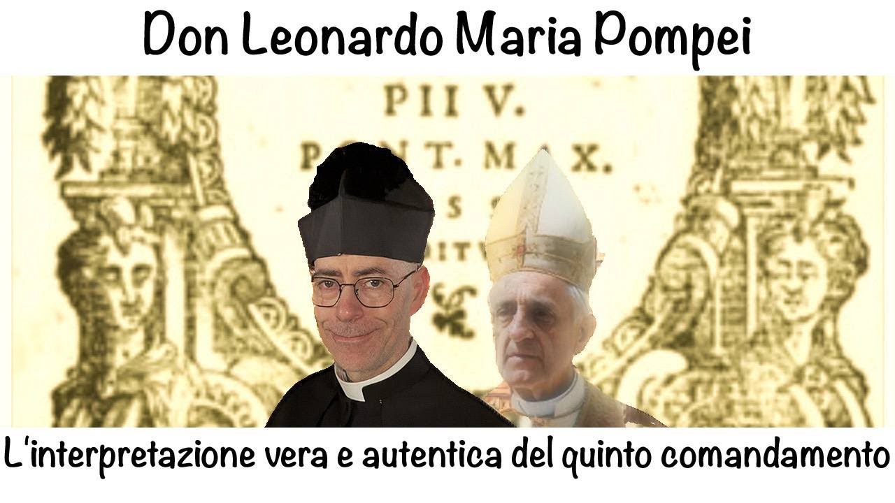 L'interpretazione vera e autentica del quinto comandamento