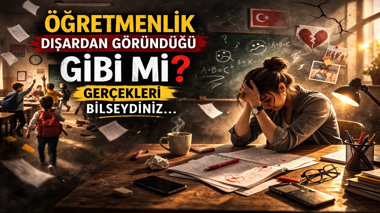 Öğretmen Olmak Kolay mı? İşte Görünmeyen Gerçekler