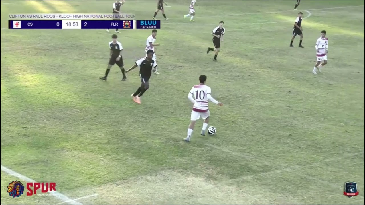 U19A Clifton College vs U19A Paul Roos - Kloof High National Football Tournament - 14 June 2024