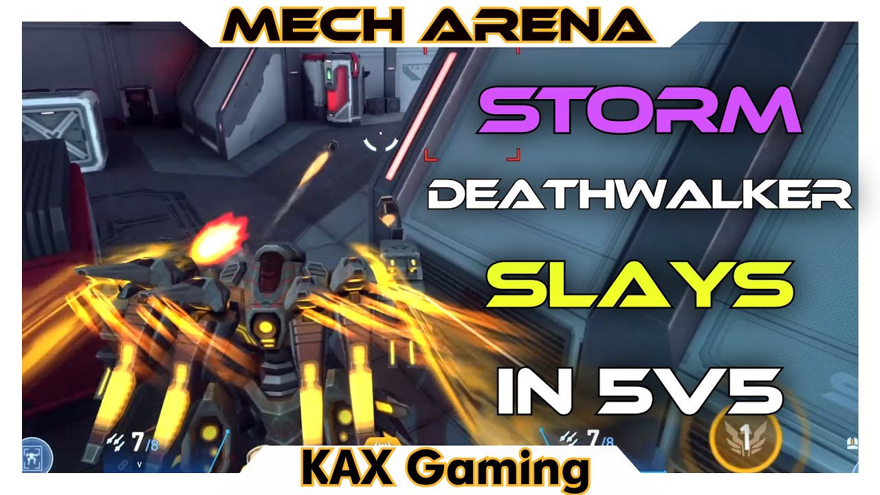 5v5 Event Brings Out The Good Build | Storm Rack 12 Deathwalker😈 - Mech Arena