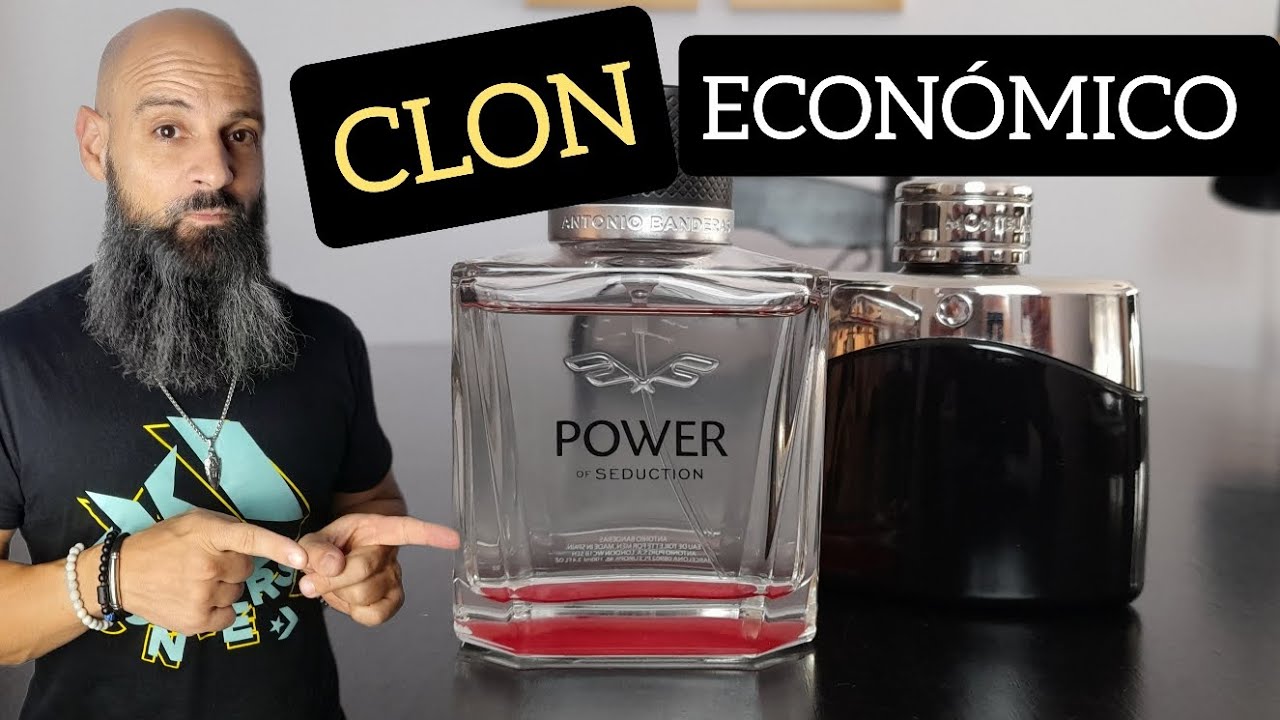 POWER OF SEDUCTION de Antonio Banderas, un CLON SUPER ECONÓMICO de Montblanc Legend Edt.