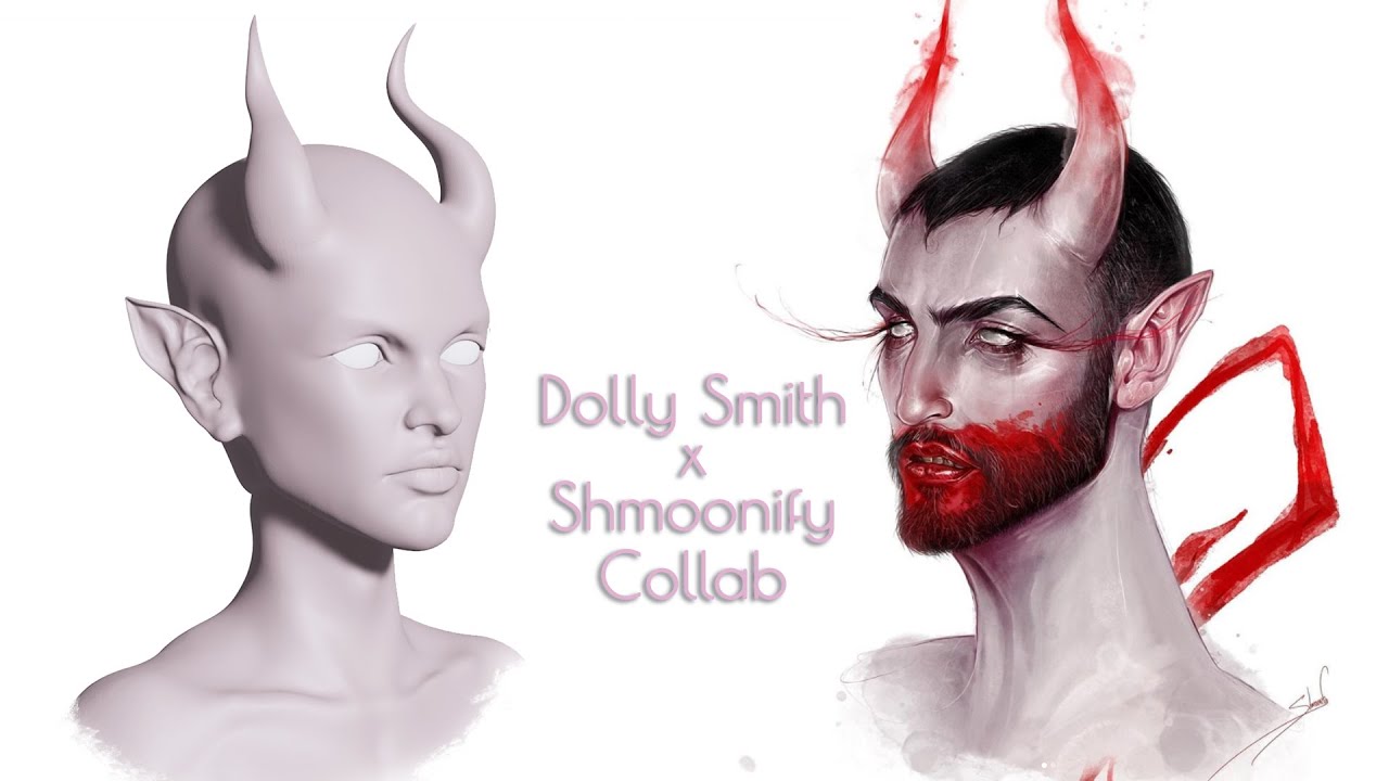 Demon BJD Head Sculpting Tutorial in Blender EN/ES (Dolly Smith x Shmoonify Collab)