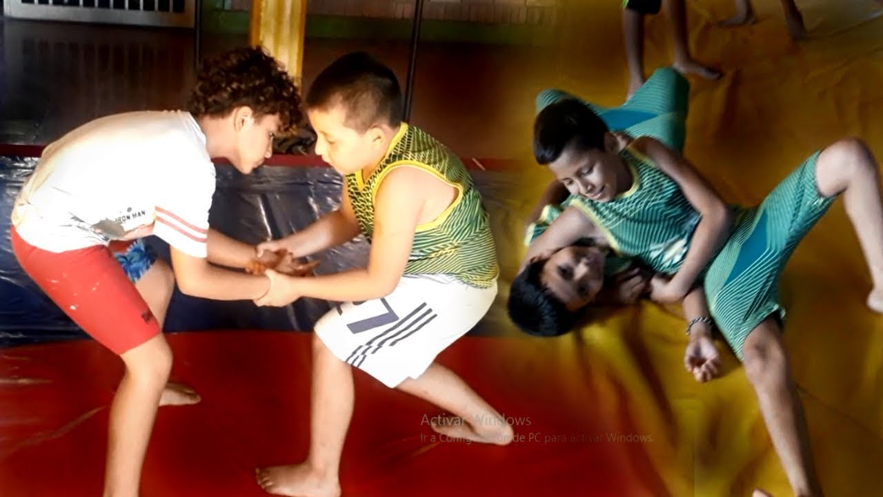 Practicando TECNICAS de LUCHA - entrenamiento de LUCHA para PRINCIPIANTES