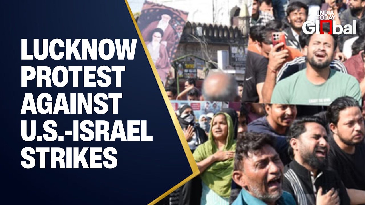 LIVE: Lucknow Protest Against U.S.-Israel Strikes That Killed Khamenei