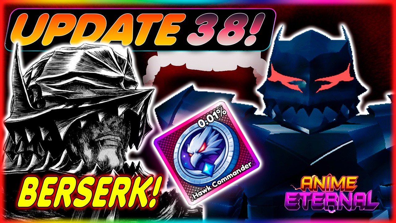 NOVO MUNDO 4 ECLIPSE! UPDATE 38 (BERSERK) MUDA TUDO! | Anime Eternal