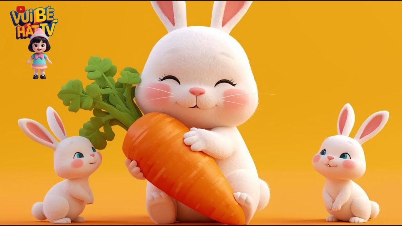 Thỏ Con Dễ Thương🥕 Nhạc Thiếu Nhi Vui Nhộn