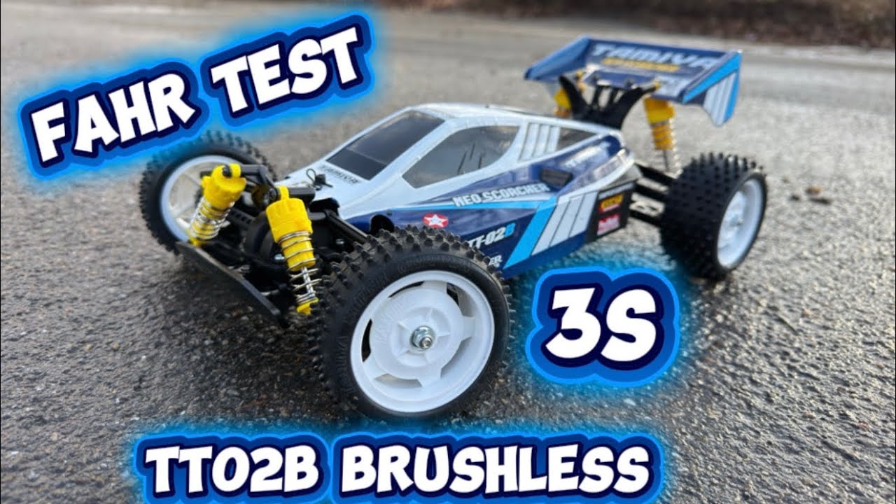 Test Tamiya TT02B Neo Scorcher 1/10 Buggy Brushless 3s 4x4 