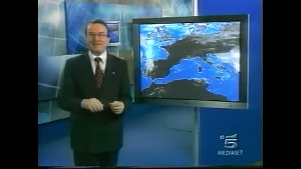 Canale 5 - Meteo 5 (ore 20:40) del 29 settembre 2002