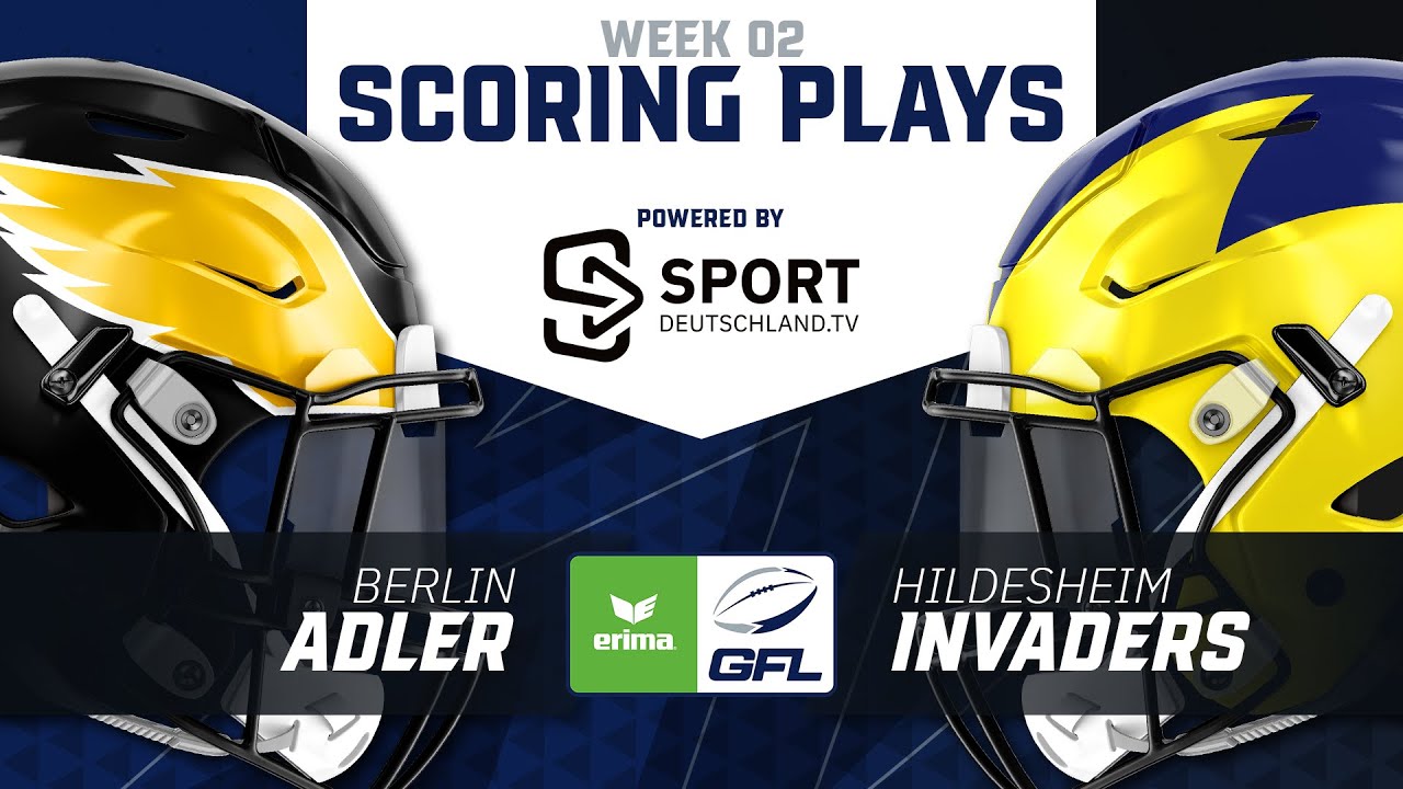Berlin Adler vs. Hildesheim Invaders | Highlights - ERIMA GFL, 2. Spieltag | SDTV