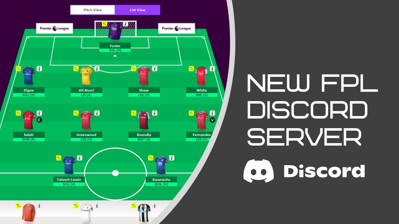 NEW FPL DISCORD SERVER AND FPL COMMUNITY TEAM! | Fantasy Premier League 2021/22