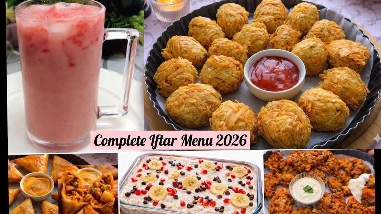 Complete Iftar Menu | Easy & Tasty Ramzan Recipes 2026