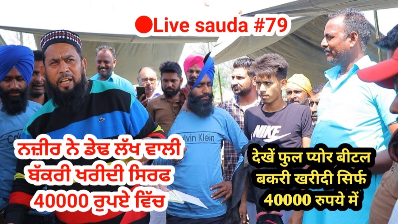 ਨਜ਼ੀਰ ਨੇ 40000 ਵਿੱਚ ਖਰੀਦੀ ਬੱਕਰੀ - Lehra Bega Bakra Mandi - Goat farming @ILTILANATV