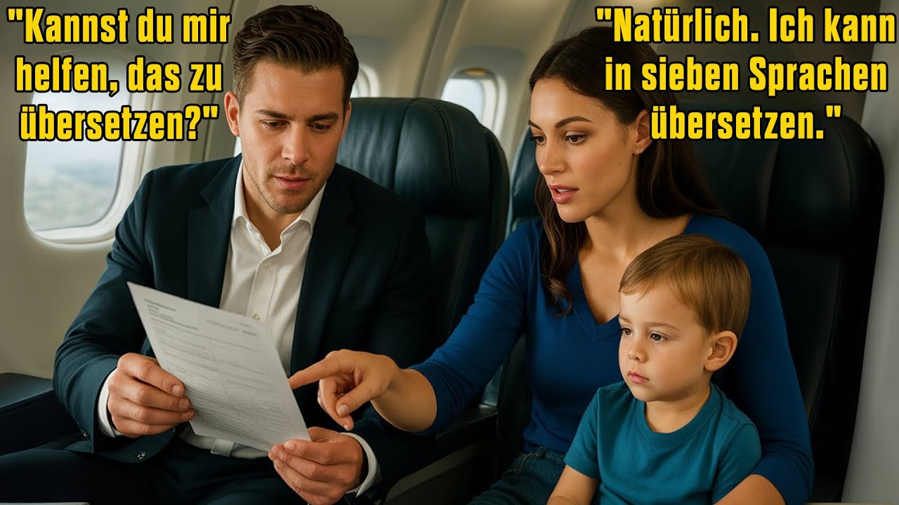 Milliardär Hört Alleinerziehende Mutter Im Flugzeug 7 Sprachen Sprechen – Und Verändert Ihr Leben