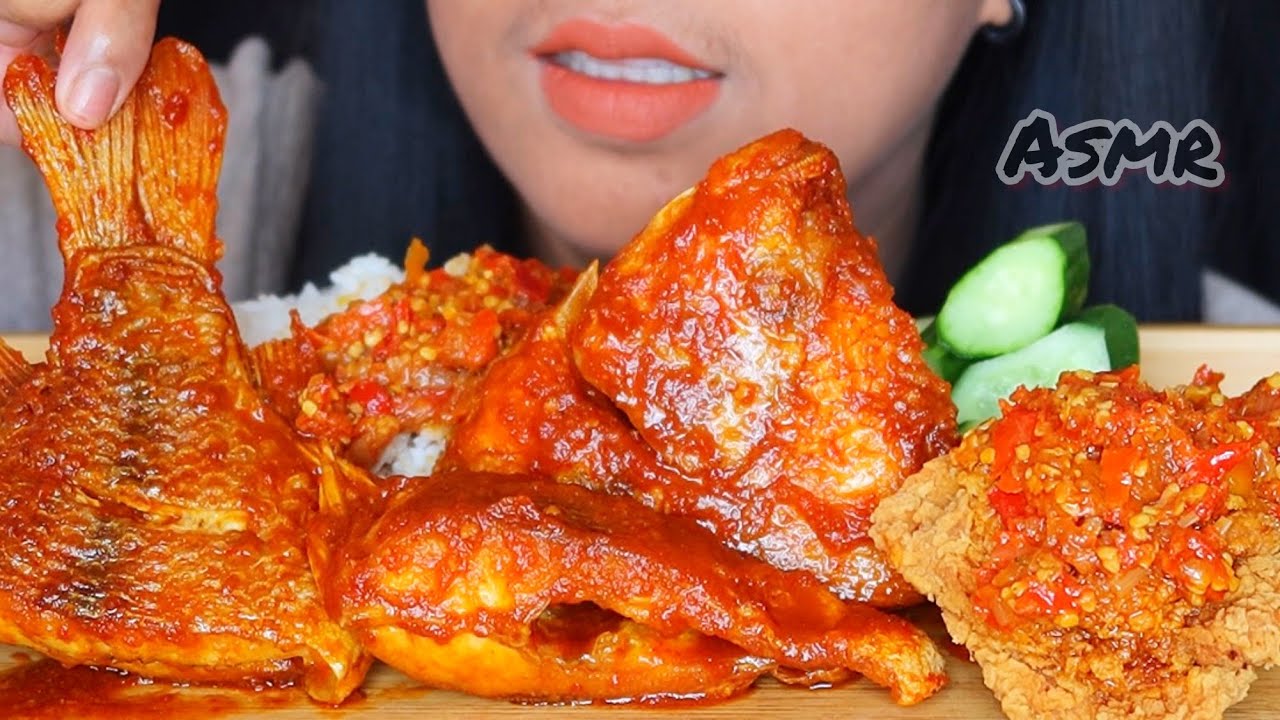 ASMR IKAN PEDAS ||MUKBANG INDONESIA #ASMR #asmrsounds #eatingsounds #ikan