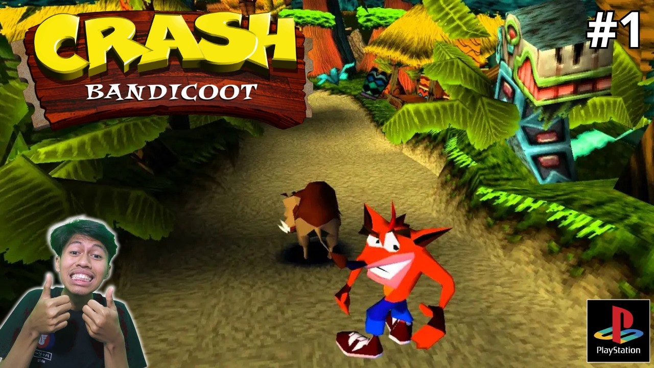 YUK MAIN CRASH BANDICOOT PS 1 || Crash Bandicoot
