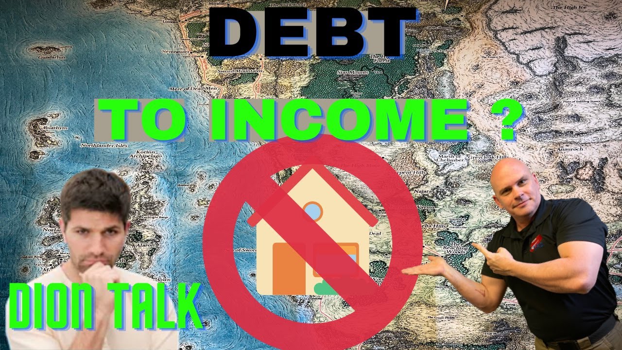 How to buy rentals with a bad DTI. Debt to income Ratio. Today's Dion Talk