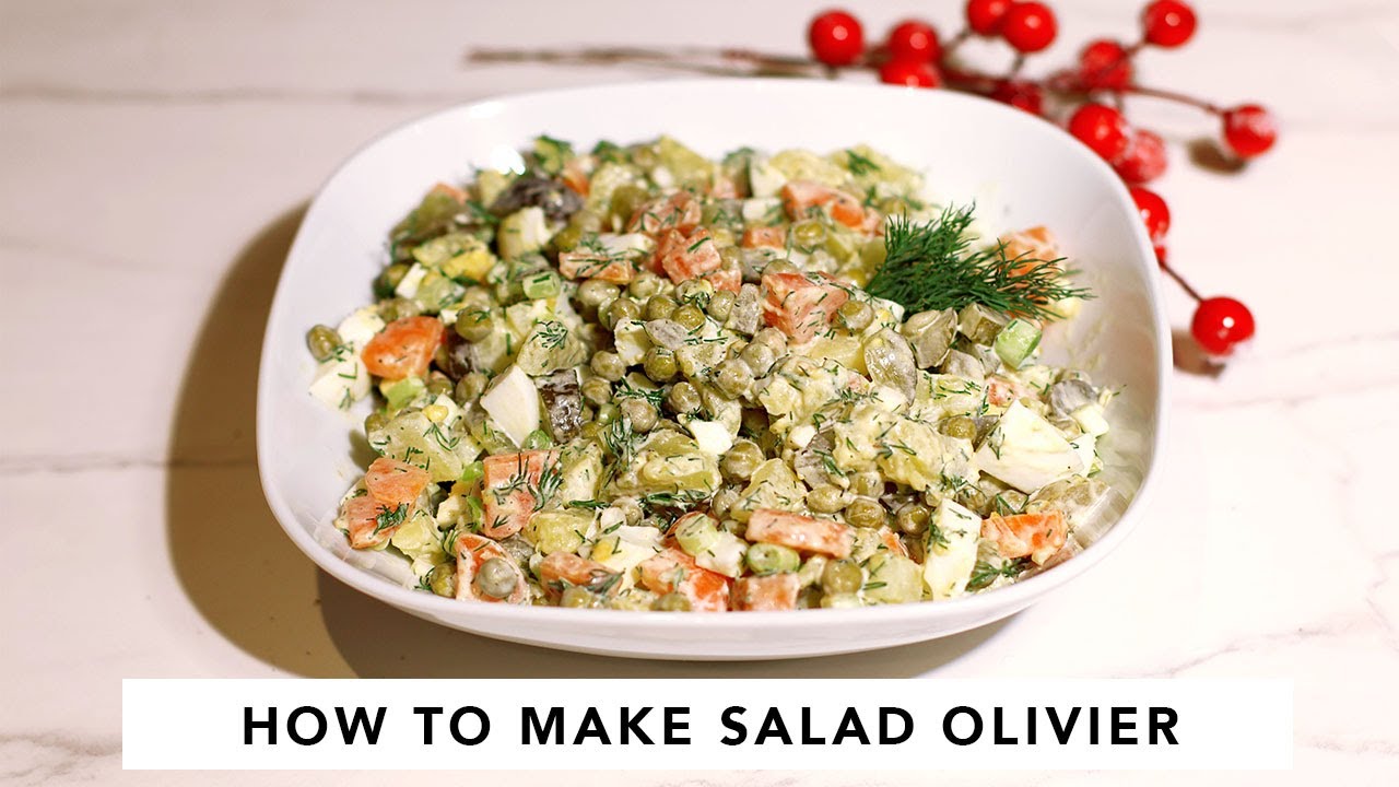 Classic Salad Olivier Recipe | Easy Salad for Holidays!