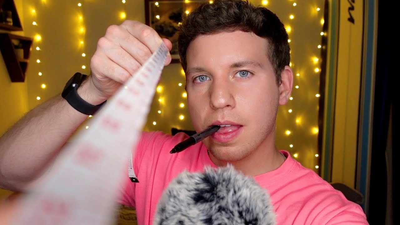 ASMR Measuring & Drawing You 📏Roleplay | Personal Attention Relaxation✨