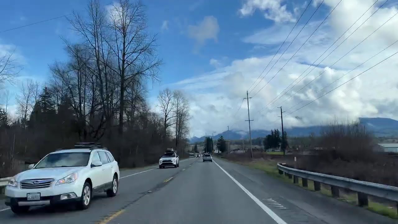 Sunny day to drive from Monroe to Sultan, WA. | February 14, 2026
