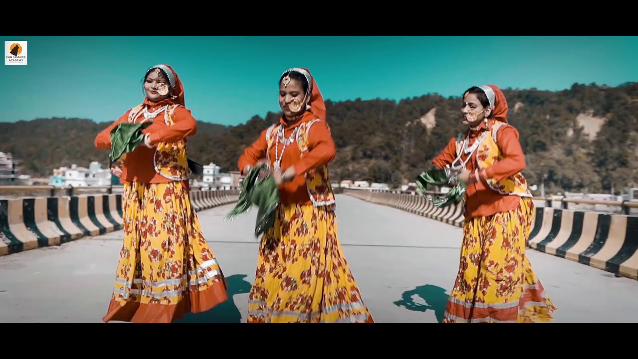 Latest gharwali song Samlonya Rumaal Dance Cover| Rohit Chauhan 2023 | Fab 5|STUDIO |