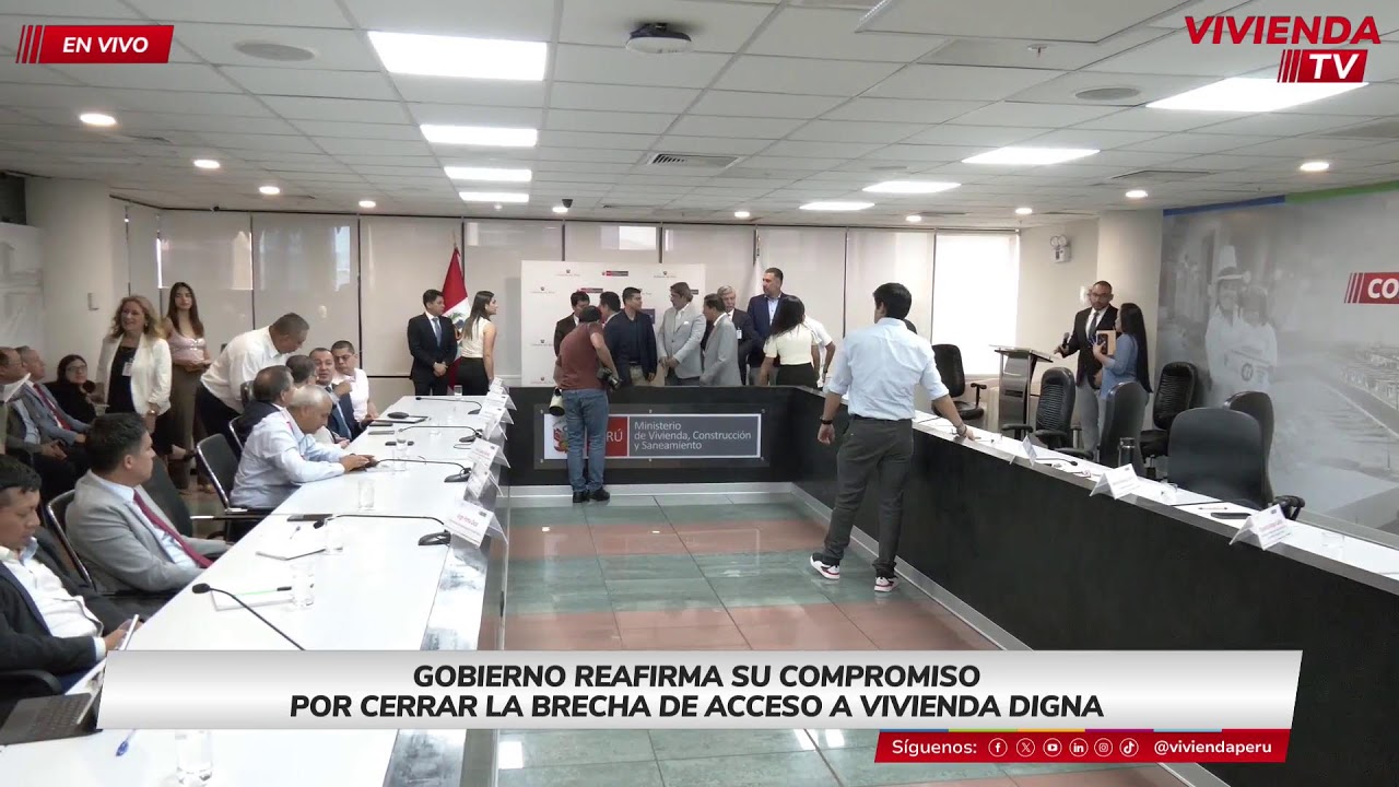 MINISTRO WILDER SIFUENTES QUILCATE LIDERA INSTALACIÓN DE COMISIÓN CONSULTIVA EN VIVIENDA Y URBANISMO