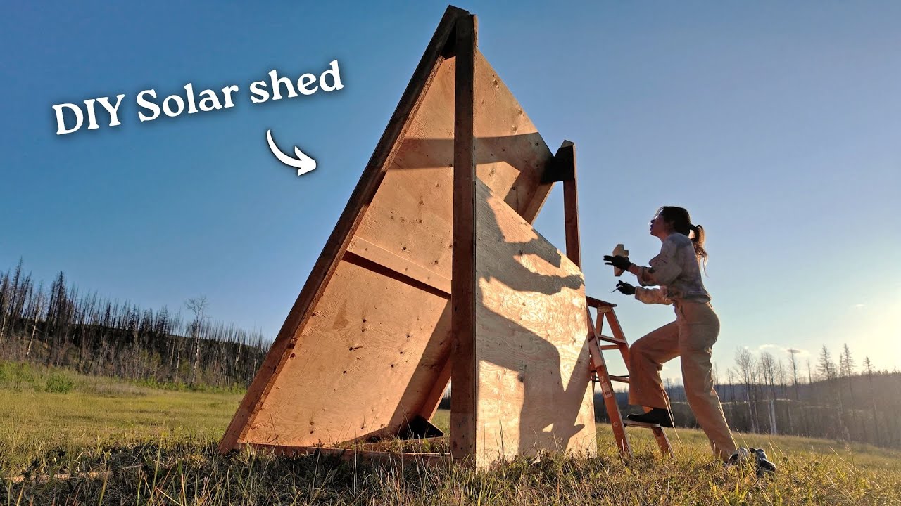Building Her Own All-In-One Solar Shed
