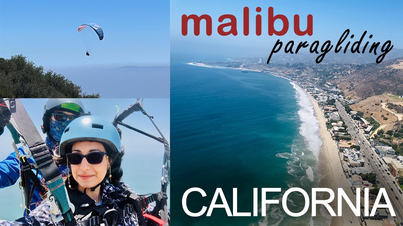 First Time Paragliding! 🪂 Malibu, California