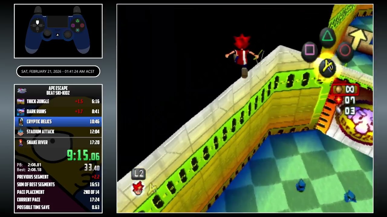 Ape Escape Beat Ski Kidz in 17:06