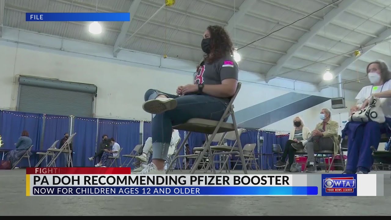 PA DOH recommending Pfizer Booster