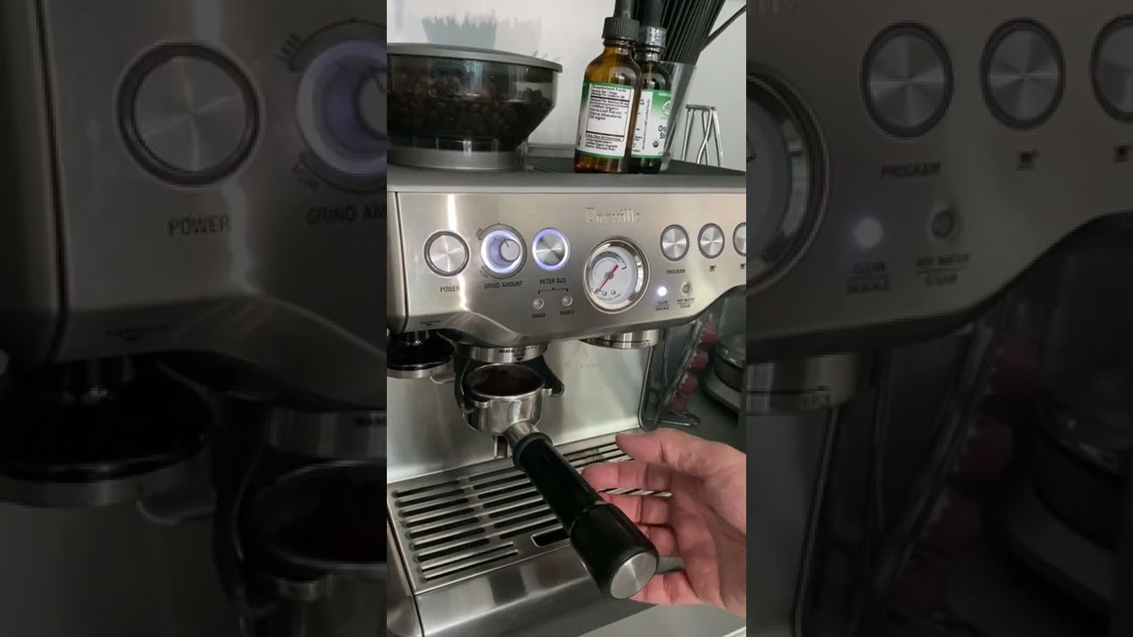 How to use the Breville coffee machine