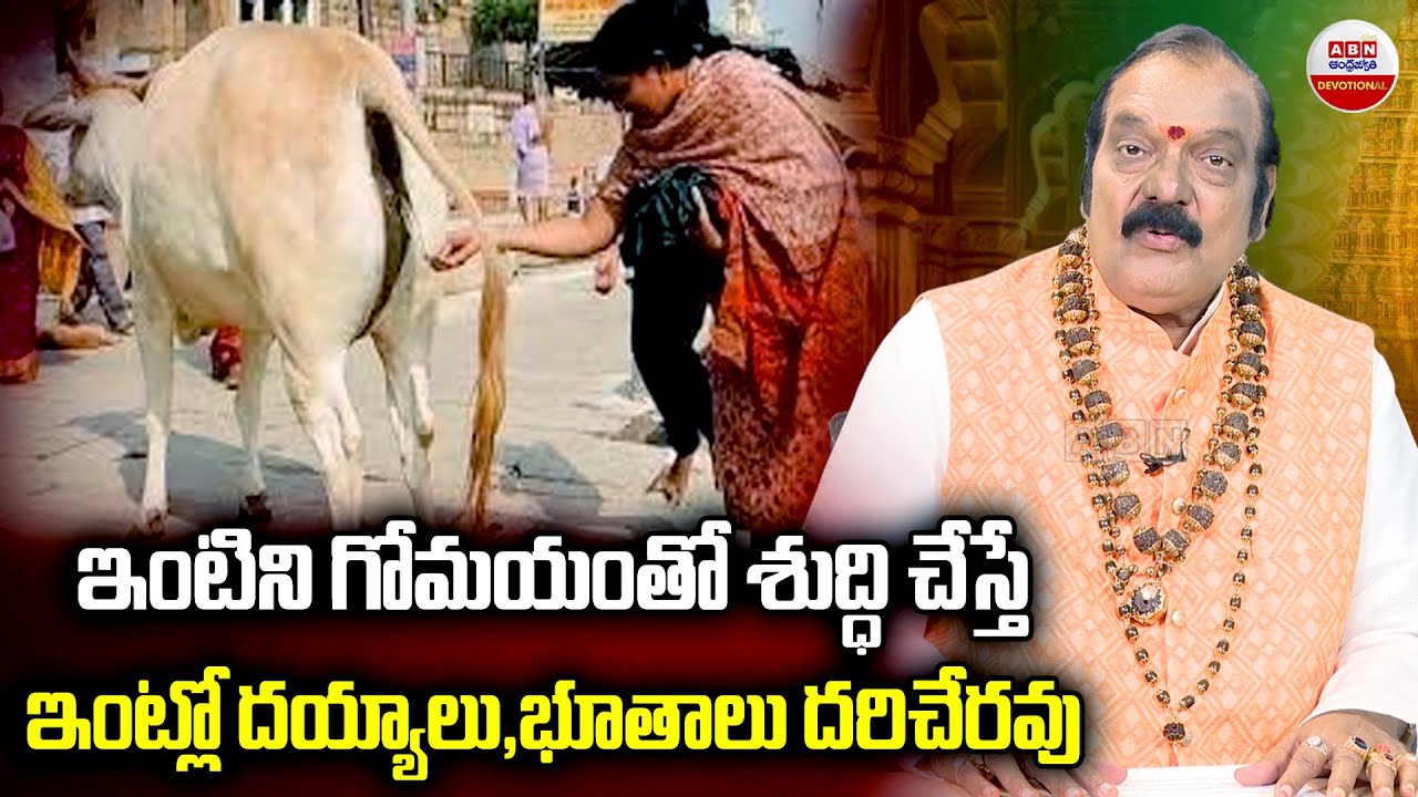 Dharma Sandhehalu : ఇంటిని గోమయంతో శుద్ధి చేస్తే ఇంట్లో దయ్యాలు,భూతాలు దరిచేరవు | Sampradayam | ABN
