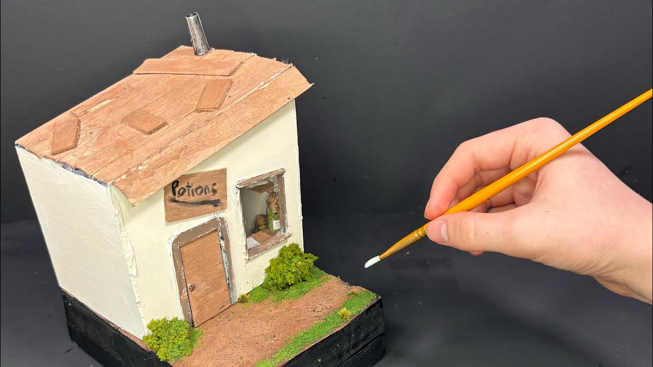 Making a Little Potion Shop | Diorama Crafting