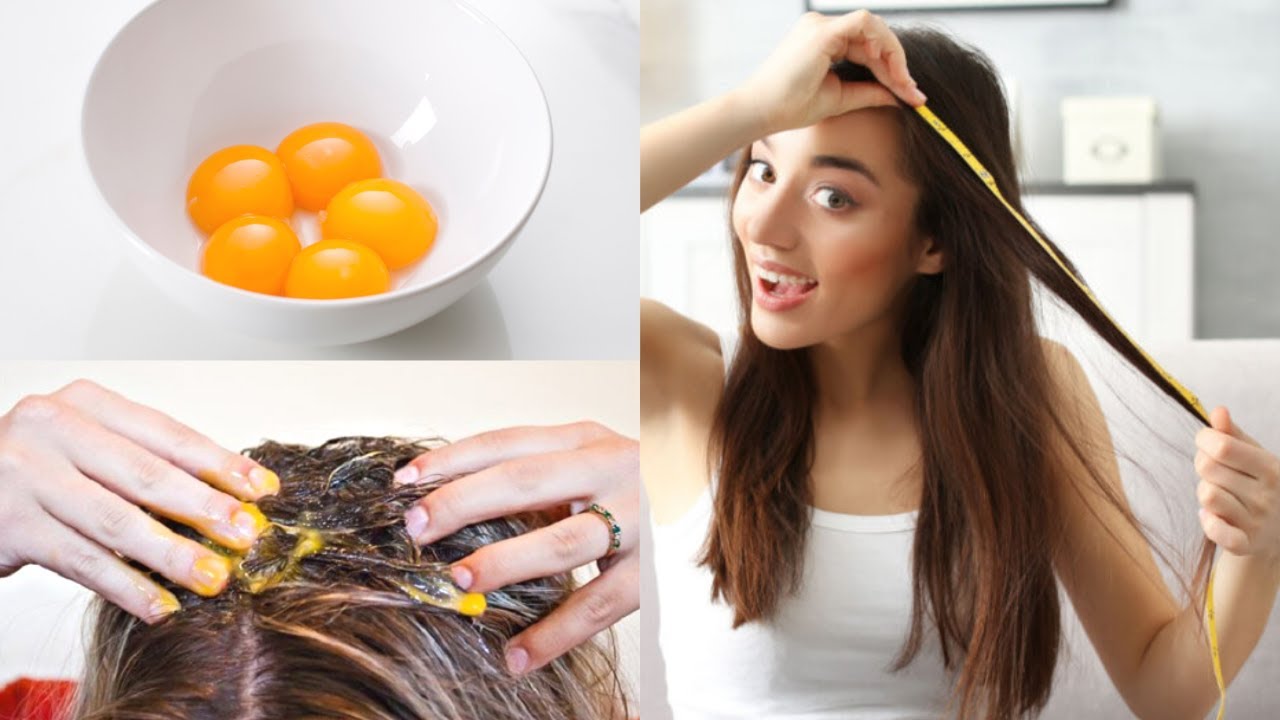 Do you have eggs at home?🥰 DIY: Egg Yolk Hair Mask for Dry, Frizzy Hair and Faster Growth