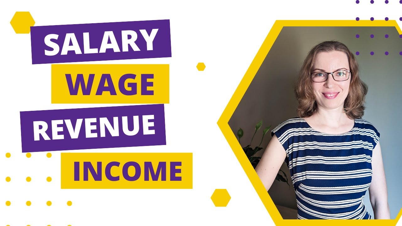 Різниця між salary, wage, revenue та income