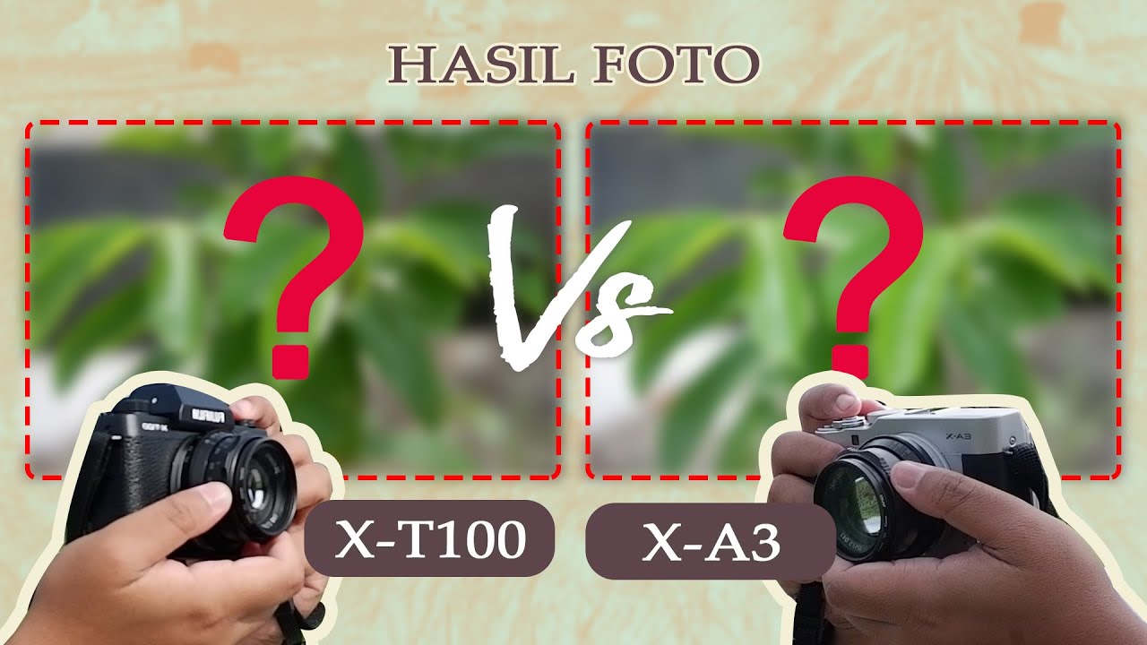 Komparasi Hasil Foto Fujifilm X-T100 vs X-A3 | Lensa 7Artisans 35mm | Hunting Foto di Sawah
