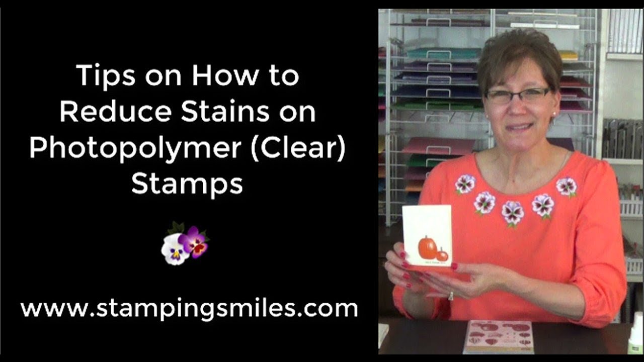 Tips on How to Reduce Stains on Photopolymer Clear Stamps