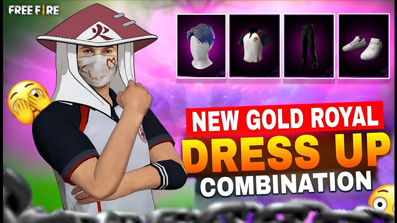 New Gold Royal Bundle God Level Dress Combo | No Top Up